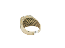 Load image into Gallery viewer, Men's 14kt Yellow Gold Diamond Ring