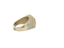 Load image into Gallery viewer, Men's 14kt Yellow Gold Diamond Ring