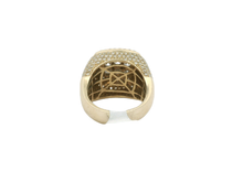 Load image into Gallery viewer, Men's 14kt Yellow Gold Diamond Ring