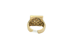 Load image into Gallery viewer, Men's 10kt Yellow Gold Diamond ring