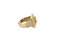 Load image into Gallery viewer, Men's 10kt Yellow Gold Diamond ring