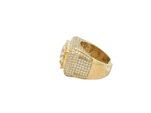 Load image into Gallery viewer, Man's 10kt Yellow Gold Diamond Ring