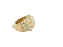 Load image into Gallery viewer, Man's 10kt Yellow Gold Diamond Ring