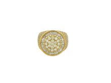 Load image into Gallery viewer, Men's 10kt Yellow Gold Diamond Ring