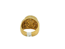 Load image into Gallery viewer, Men's 10kt Yellow Gold Diamond Ring