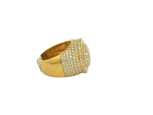 Load image into Gallery viewer, Men's 10kt Yellow Gold Diamond Ring