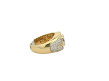 Load image into Gallery viewer, Men's 10kt Yellow Gold Diamond Ring