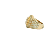 Load image into Gallery viewer, Men's 10kt Yellow Gold Diamond Ring