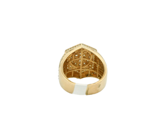 Load image into Gallery viewer, Men's 10kt Yellow Gold Diamond Ring
