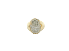 Load image into Gallery viewer, Men's 10kt Yellow Gold Diamond Ring