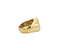 Load image into Gallery viewer, Men's 10kt Yellow Gold Diamond Ring