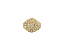 Load image into Gallery viewer, Men's 10kt Yellow Gold Diamond Ring