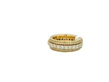 Load image into Gallery viewer, Men's 14k Yellow Gold Diamond Band Ring