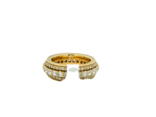 Load image into Gallery viewer, Men's 14k Yellow Gold Diamond Band Ring