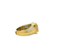 Load image into Gallery viewer, Men's 10kt Yellow Gold Diamond Ring
