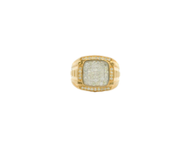Load image into Gallery viewer, Men's 10kt Yellow Gold Diamond Ring