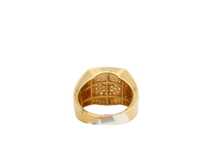 Load image into Gallery viewer, Men's 10kt Yellow Gold Diamond Ring