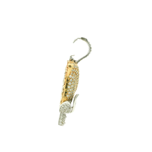 Load image into Gallery viewer, Yellow Gold Pendant with Round Brilliant Cut Diamonds
