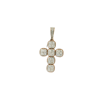 Load image into Gallery viewer, Yellow Gold Pendant with Round Brilliant Cut Diamonds