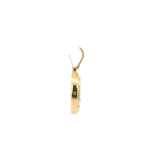 Load image into Gallery viewer, Gold 'G' Pendant with Princess Cut Diamonds