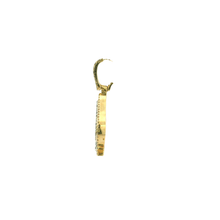 Load image into Gallery viewer, Yellow Gold Pendant with Round Brilliant Cut Diamonds