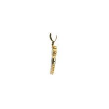 Load image into Gallery viewer, Yellow Gold Pendant with Baguette Cut Diamonds