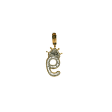 Load image into Gallery viewer, Yellow Gold Pendant with Baguette Cut Diamonds
