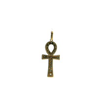Load image into Gallery viewer, Yellow Gold Pendant with Round Brilliant Cut Diamonds