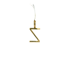 Load image into Gallery viewer, Yellow Gold 'Z' Pendant with Round Brilliant Diamonds