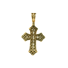 Load image into Gallery viewer, Yellow Gold Pendant with Baguette Cut Diamonds