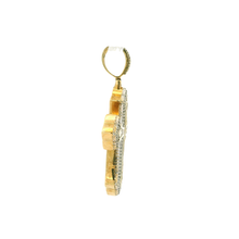 Load image into Gallery viewer, Yellow Gold Pendant with Baguette Cut Diamonds