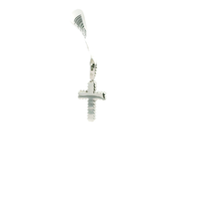 Load image into Gallery viewer, White Gold Diamond Cross Pendant