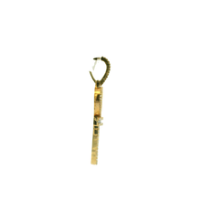 Load image into Gallery viewer, Yellow Gold Pendant with Baguette-Cut Diamonds