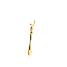 Load image into Gallery viewer, Yellow Gold Anchor Pendant with Round Brilliant Cut Diamonds