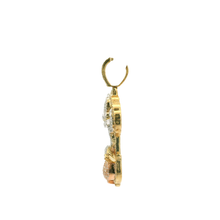 Load image into Gallery viewer, Yellow Gold Pendant with Baguette Cut Diamonds
