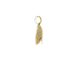 Load image into Gallery viewer, Yellow Gold Pendant with Round Brilliant Cut Diamonds