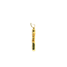 Load image into Gallery viewer, Yellow Gold Pendant with Round Brilliant Cut Diamonds