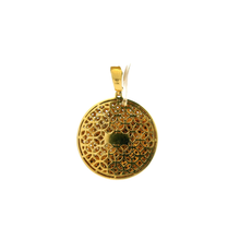 Load image into Gallery viewer, Yellow Gold Pendant with Round Cut Diamonds