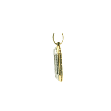 Load image into Gallery viewer, Baguette Diamond Yellow Gold Pendant