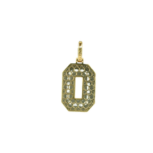 Load image into Gallery viewer, Baguette Diamond Yellow Gold Pendant