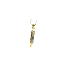Load image into Gallery viewer, Baguette Diamond Yellow Gold Pendant