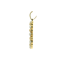 Load image into Gallery viewer, Yellow Gold Pendant with Round Brilliant Cut Diamonds