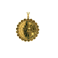 Load image into Gallery viewer, Yellow Gold Pendant with Round Brilliant Cut Diamonds