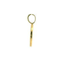 Load image into Gallery viewer, Yellow Gold Pendant with Round Cabochon Onyx