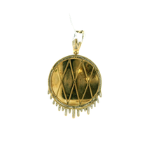 Load image into Gallery viewer, Yellow Gold Pendant with Round Brilliant-Cut Diamond