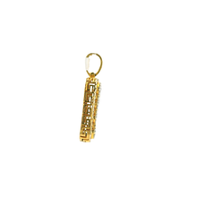 Load image into Gallery viewer, Yellow Gold Pendant with Round Brilliant Cut Diamonds