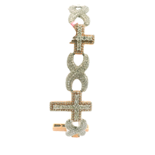 Load image into Gallery viewer, White Gold Bracelet with Round Cut Diamonds