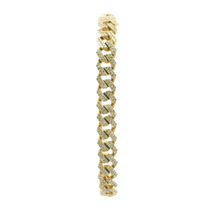 Load image into Gallery viewer, Yellow Gold Bracelet with Brilliant-Cut Diamonds