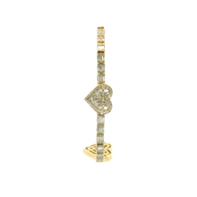 Load image into Gallery viewer, Yellow Gold Bracelet with Baguette Cut Diamonds