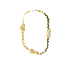 Load image into Gallery viewer, Yellow Gold Bracelet with Baguette Cut Diamonds